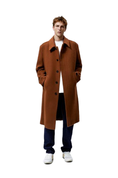 Wool fabric coat