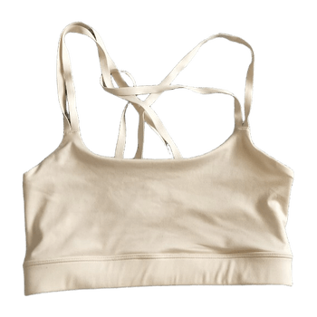 beige urheilurintaliivit