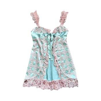 Mint lace nightdress