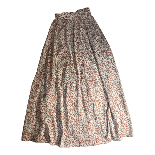 Floral maxi skirt