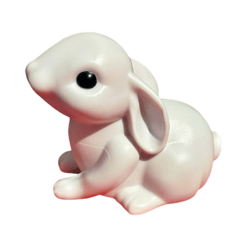 Väriä vaihtava pupu valo