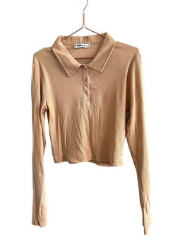 Beige pitkähihainen, koko L