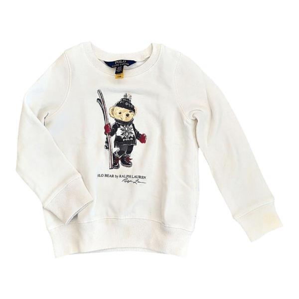 Polo Ralph Lauren, White Polo Bear sweatshirt