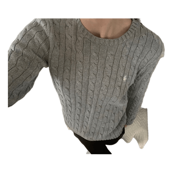Harmaa Ralph Lauren neulepaita