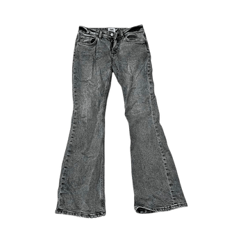 Harmaat low boot farkut, koko S