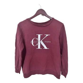 Burgundy Calvin Klein sweatshirt