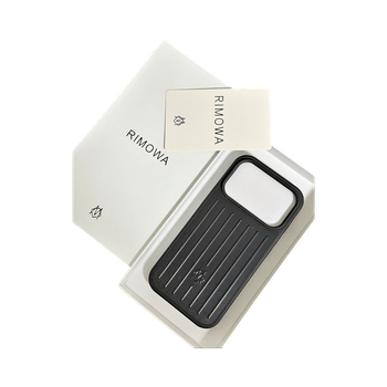 Black iPhone 17 Pro Rimowa phone case
