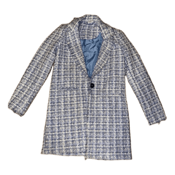 Blue tweed blazer