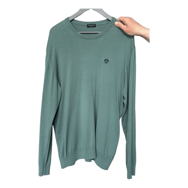 Green North Sails sweater