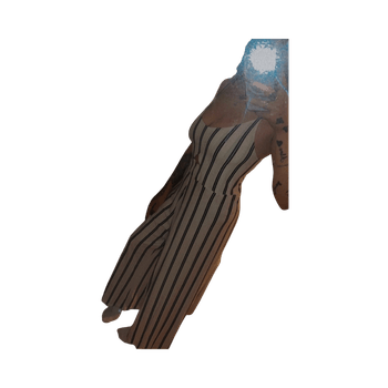 Striped wide-leg jumpsuit