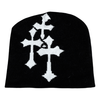 black beanie