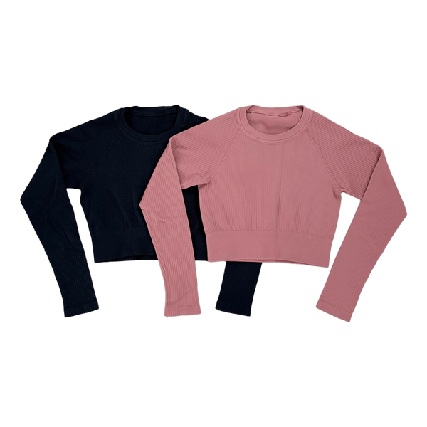 SOC Sportwear Sports Tops Bundle Black & Dusty Copper - Size XS/S (Fits XS)