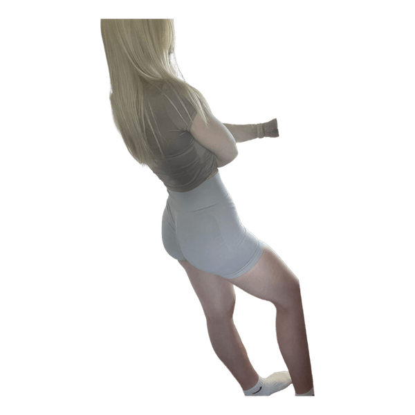 Grey seamless shorts