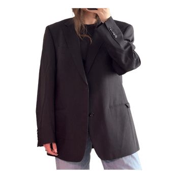 Tummanruskea bleiseri