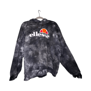 Harmaa tie-dye huppari