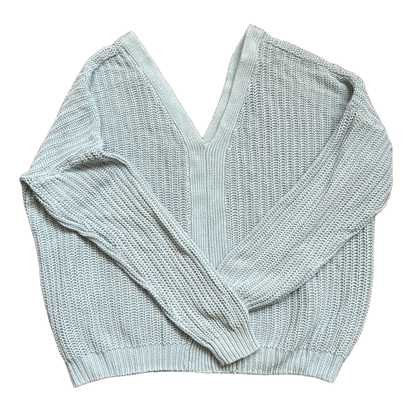 Light blue knit jumper