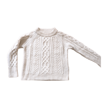 Iris & Ink Cable Knit 100% Cashmere Sweater