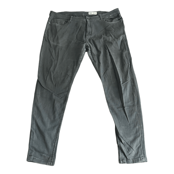 Grey straight fit jeans
