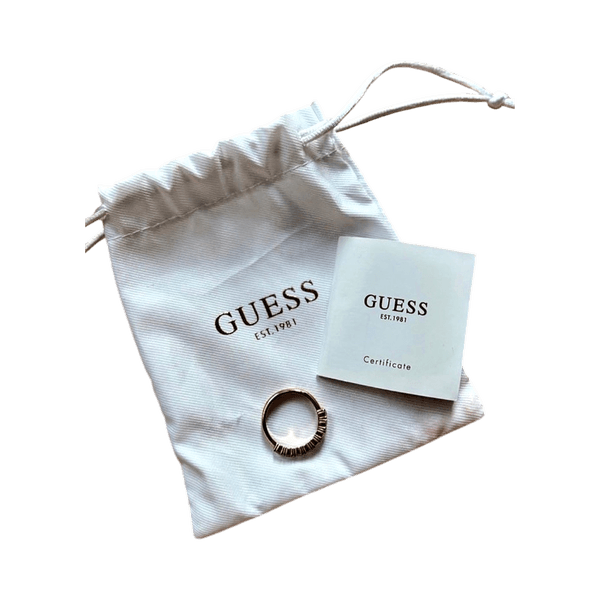 Guess gold stone ring