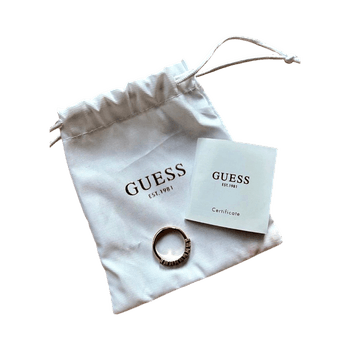 Guess gold stone ring