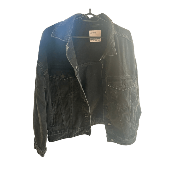 Sort Bershka denimjakke