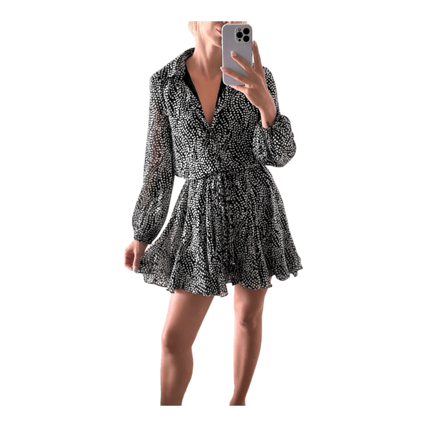 Zara black mini dress