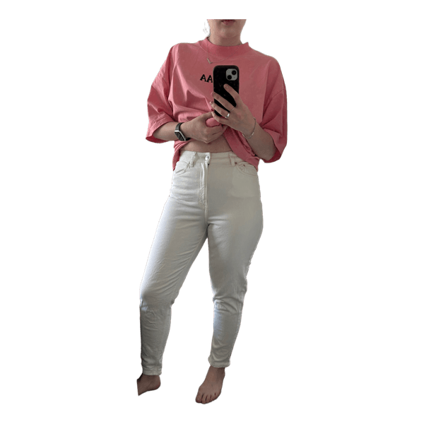 H&M white jeans