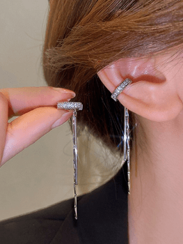 Rhinestone ear cuffs