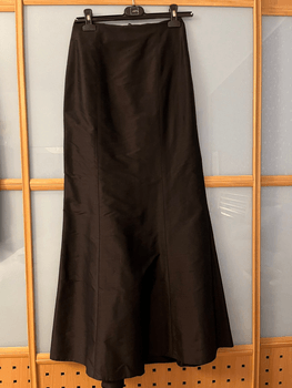 Long silk skirt