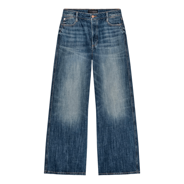 Blå Zara wide leg jeans