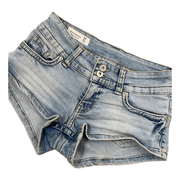 Stradivarius light wash shorts