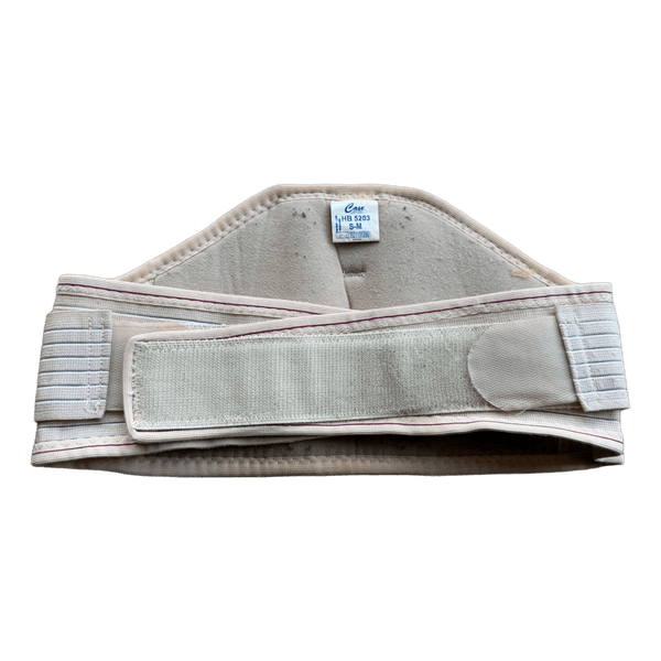 Beige lumbar support belt