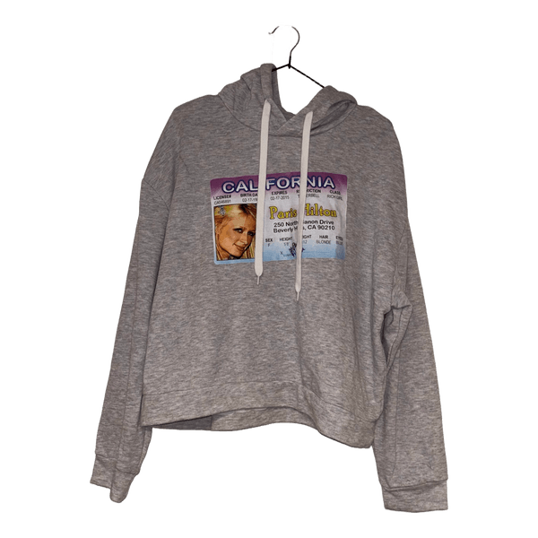 Grauer Paris Hilton hoodie