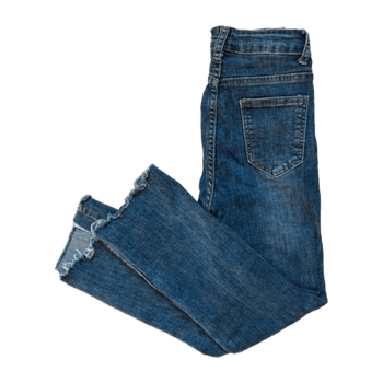 Blue skinny jeans