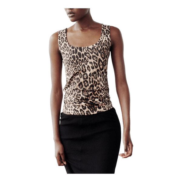 Wide-strapped polyamide top