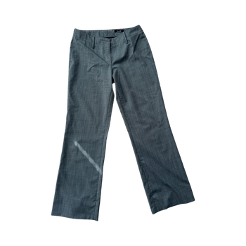 harmaat suorat housut 36