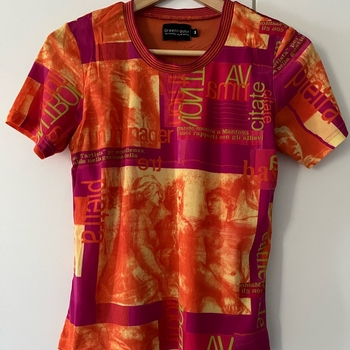 Printed mesh t-shirt