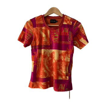 Printed mesh t-shirt