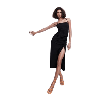 Flowing Midi Dress