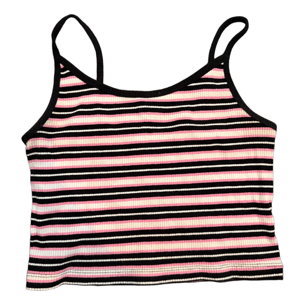 Stribet crop top