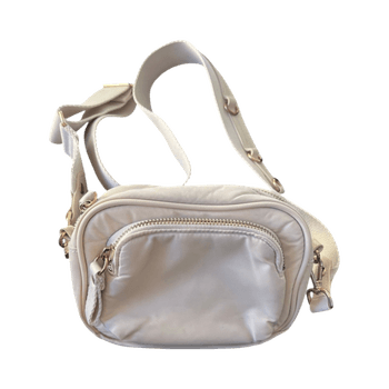 beige olkalaukku