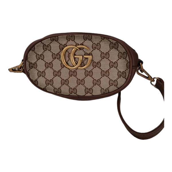 Gucci ruskea vyölaukku