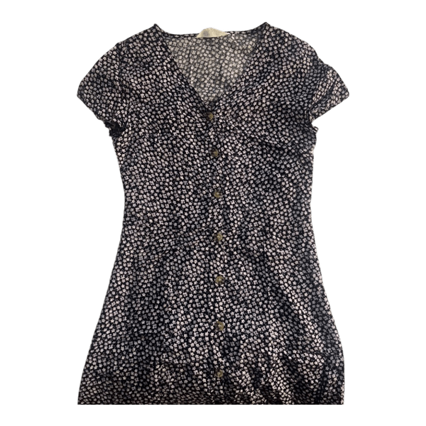 Floral button up dress