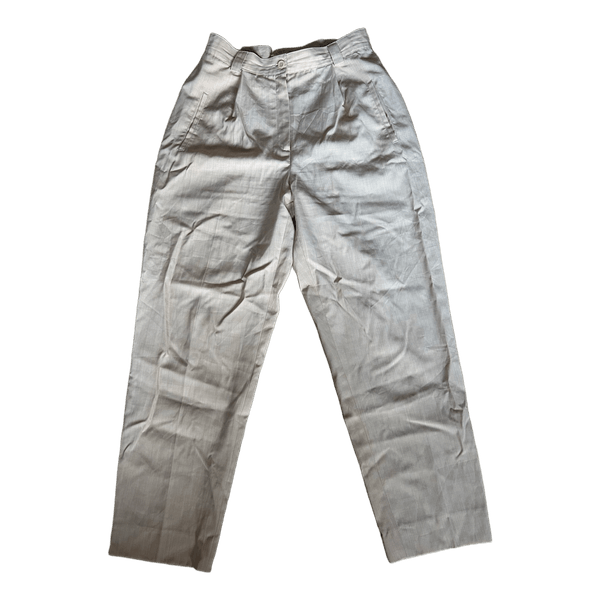 Hirsch pleated trousers