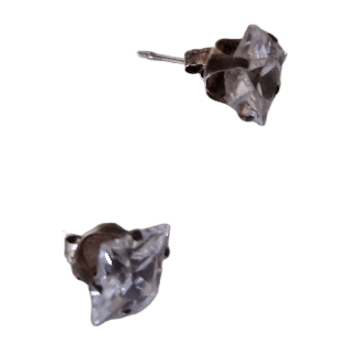 Crystal stud earrings