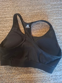 Black Adidas sports bra
