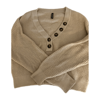 Hm beige neule