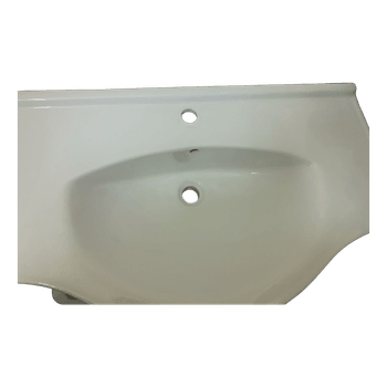 Valkoinen keraaminen pesuallas