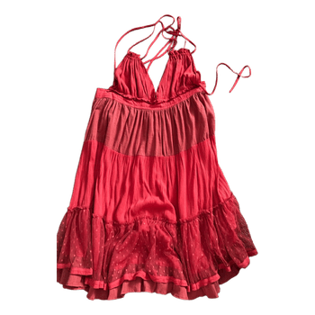 Red summer dress