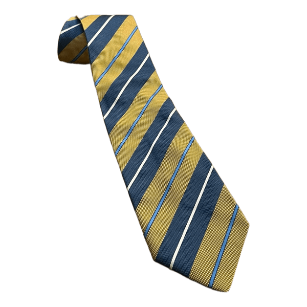 Striped silk tie